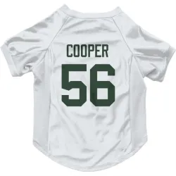 Green Bay Packers Edgerrin Cooper White Pet Jersey for Dog & Cat