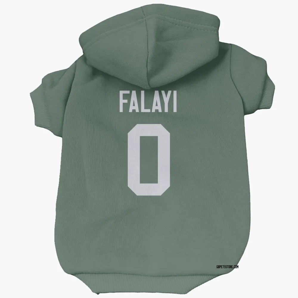 Green Bay Packers Eni Falayi Green Pet Hoodie for Dog & Cat