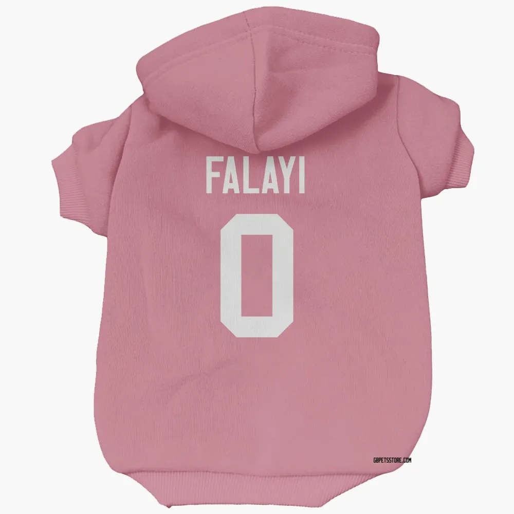 Green Bay Packers Eni Falayi Pink Pet Hoodie for Dog & Cat