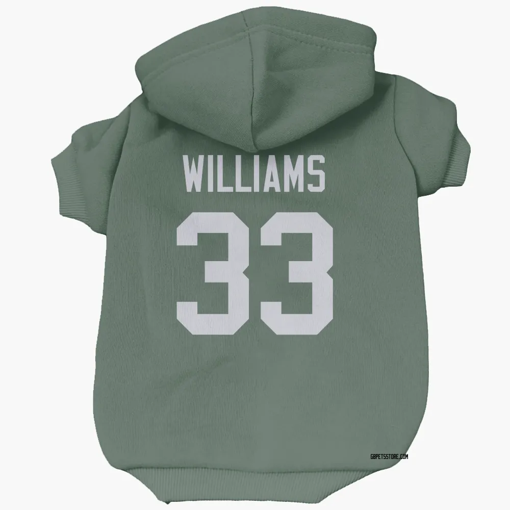Green Bay Packers Evan Williams Green Pet Hoodie for Dog & Cat