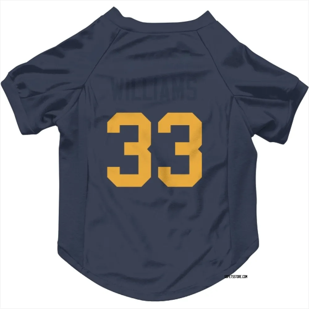Green Bay Packers Evan Williams Navy Pet Jersey for Dog & Cat