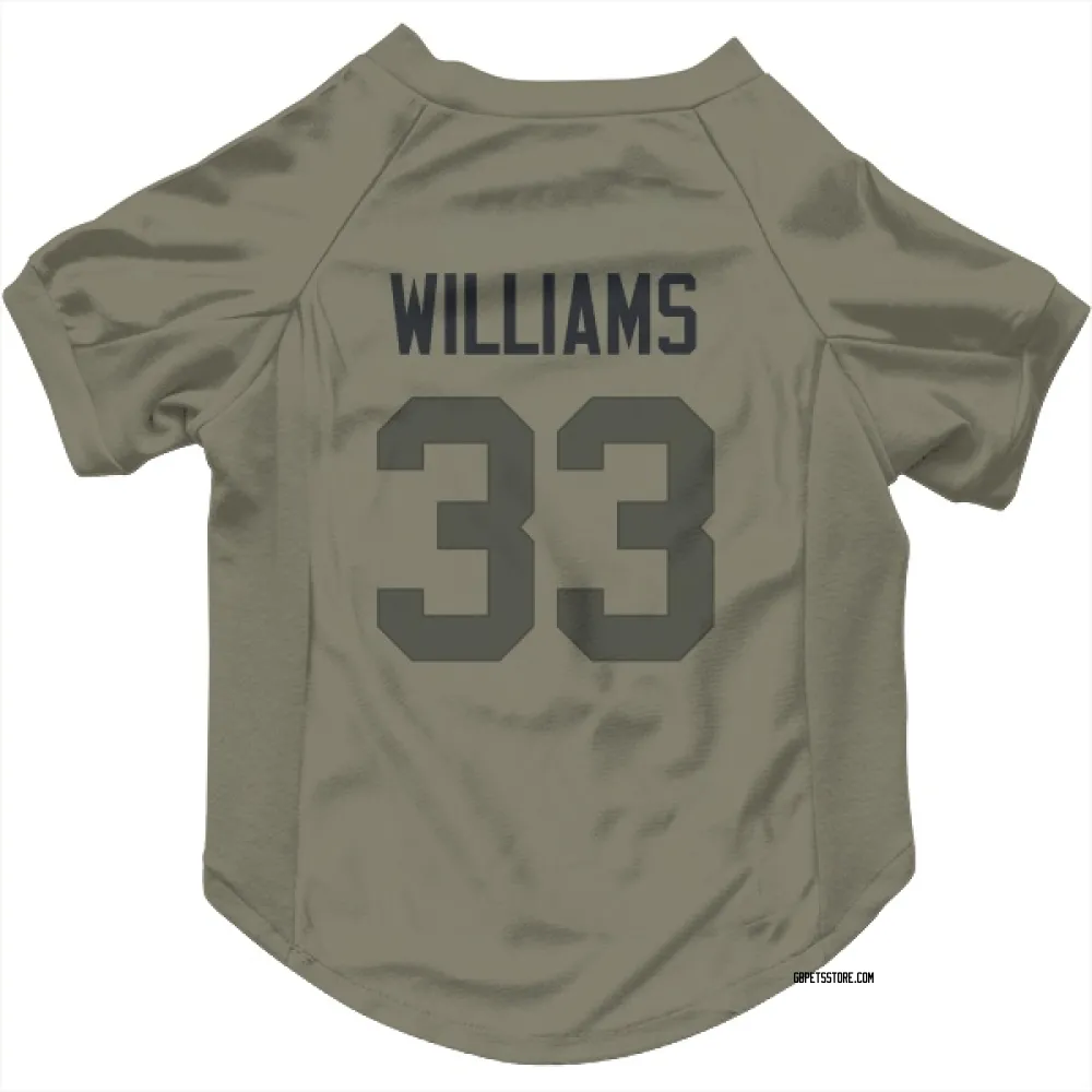 Green Bay Packers Evan Williams Olive Pet Jersey for Dog & Cat