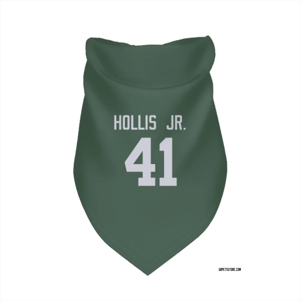 Green Bay Packers Garnett Hollis Jr. Green Pet Bandana for Dog & Cat