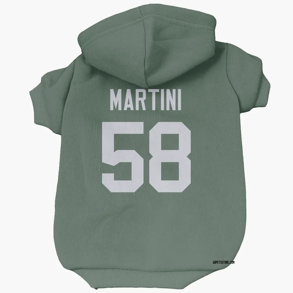 Green Bay Packers Greer Martini Green Pet Hoodie for Dog & Cat