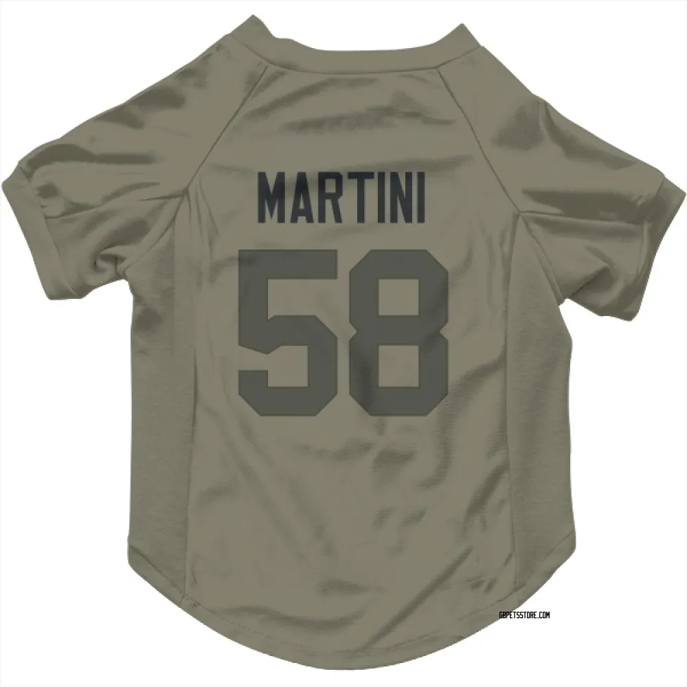Green Bay Packers Greer Martini Olive Pet Jersey for Dog & Cat