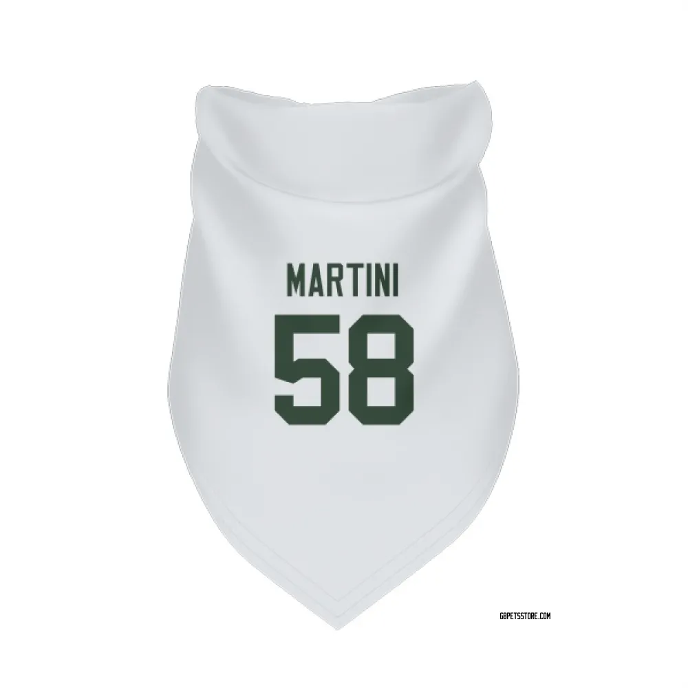 Green Bay Packers Greer Martini White Pet Bandana for Dog & Cat