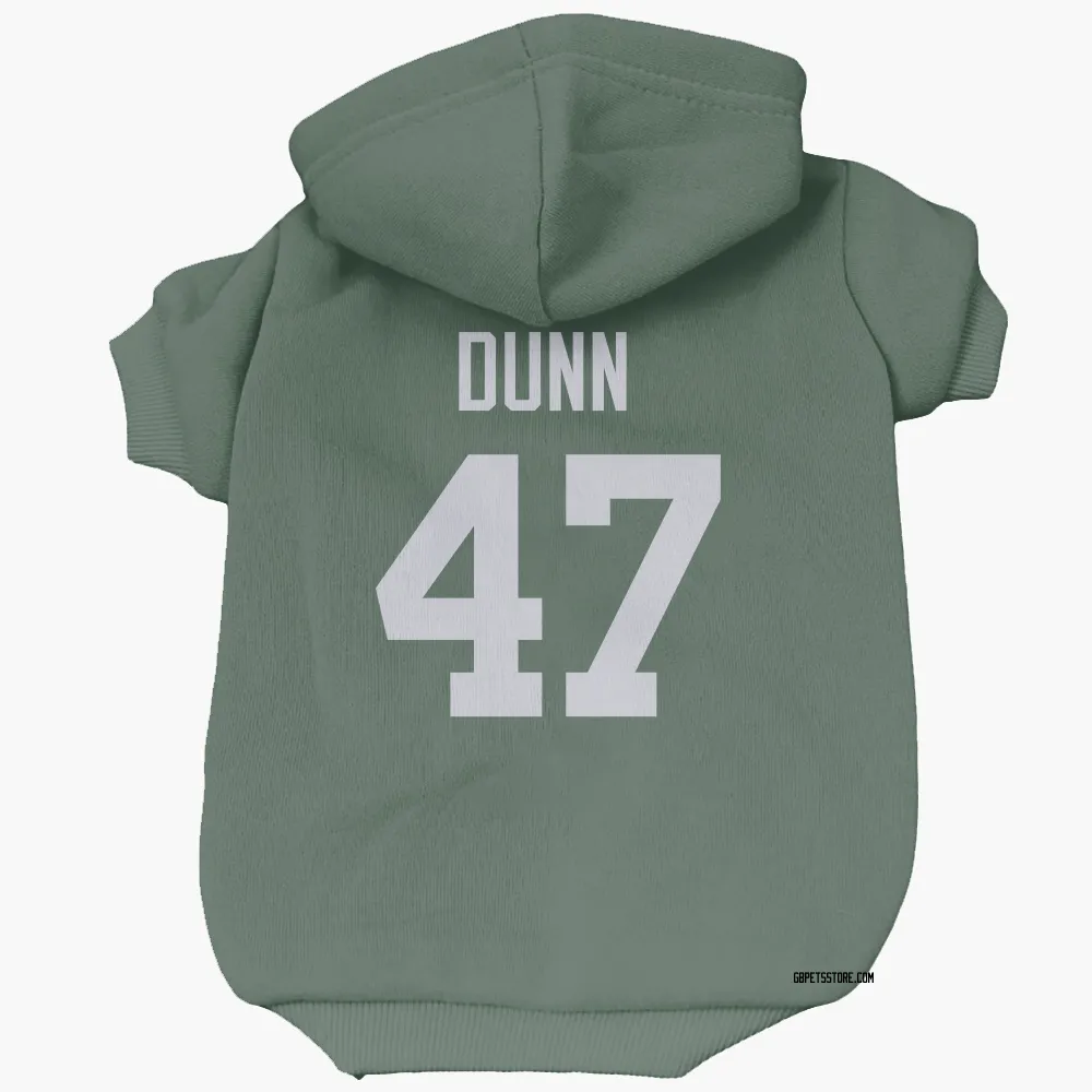 Green Bay Packers Isaiah Dunn Green Pet Hoodie for Dog & Cat