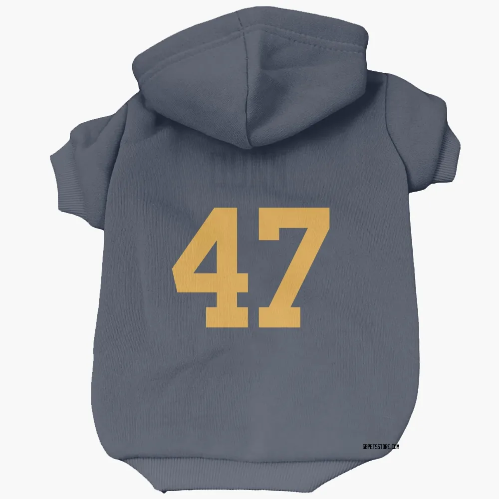 Green Bay Packers Isaiah Dunn Navy Pet Hoodie for Dog & Cat