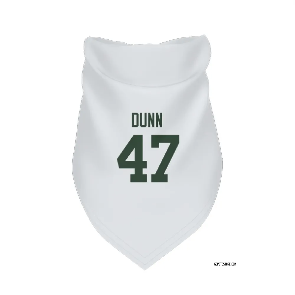 Green Bay Packers Isaiah Dunn White Pet Bandana for Dog & Cat