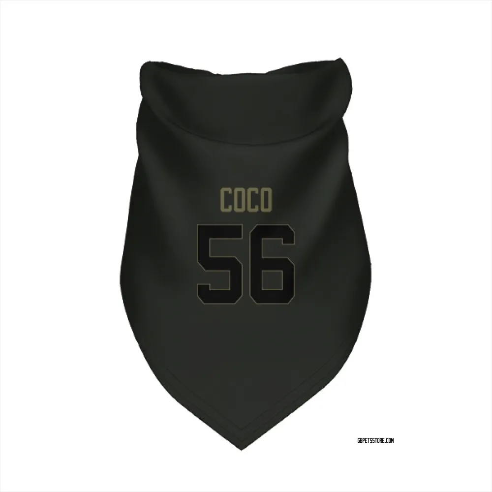 Green Bay Packers Jack Coco Black Service Pet Bandana for Dog & Cat