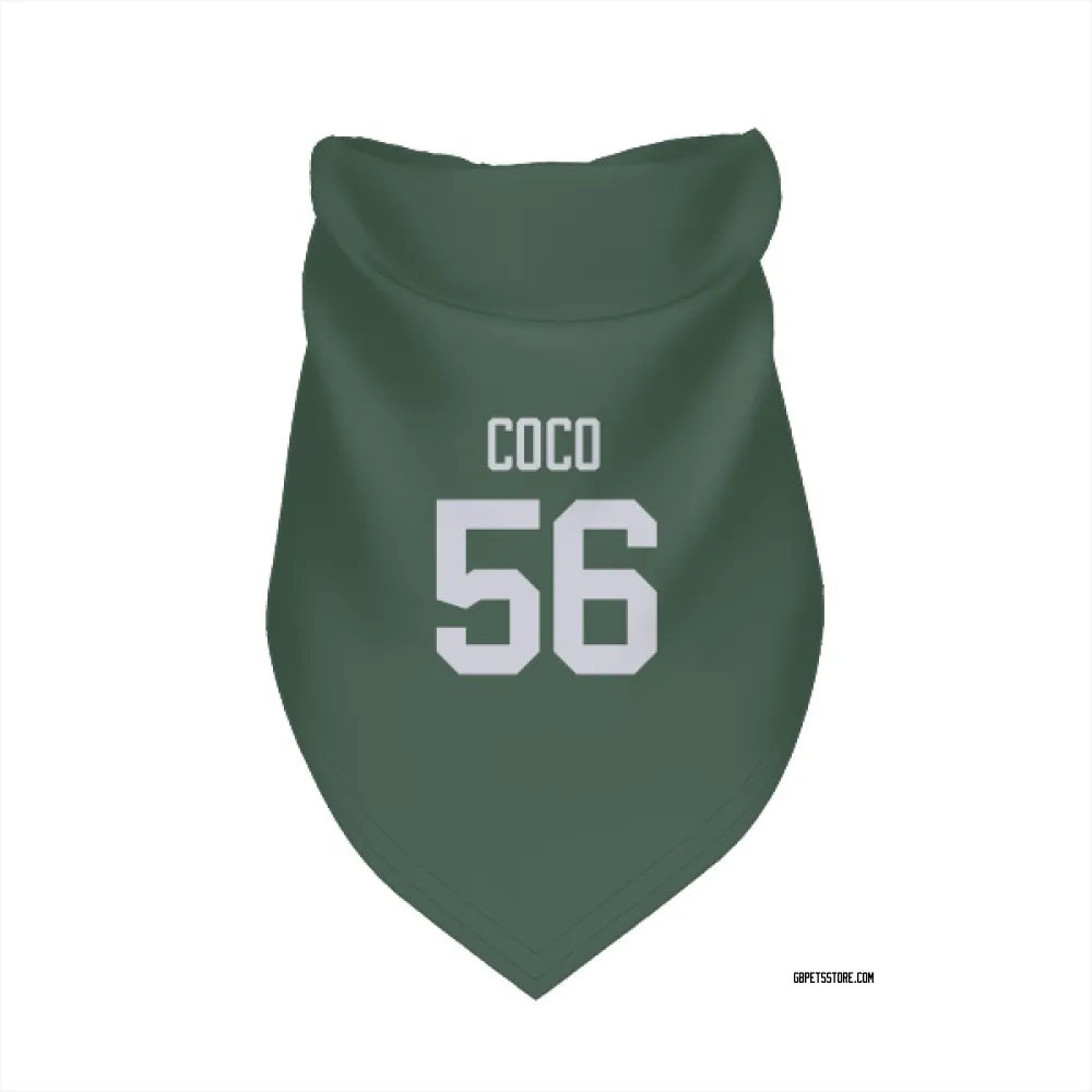 Green Bay Packers Jack Coco Green Pet Bandana for Dog & Cat