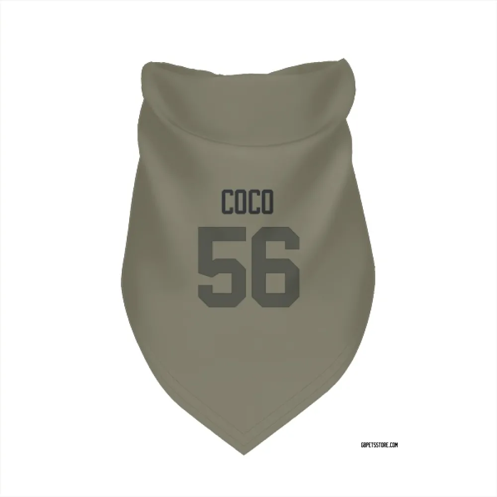 Green Bay Packers Jack Coco Olive Pet Bandana for Dog & Cat