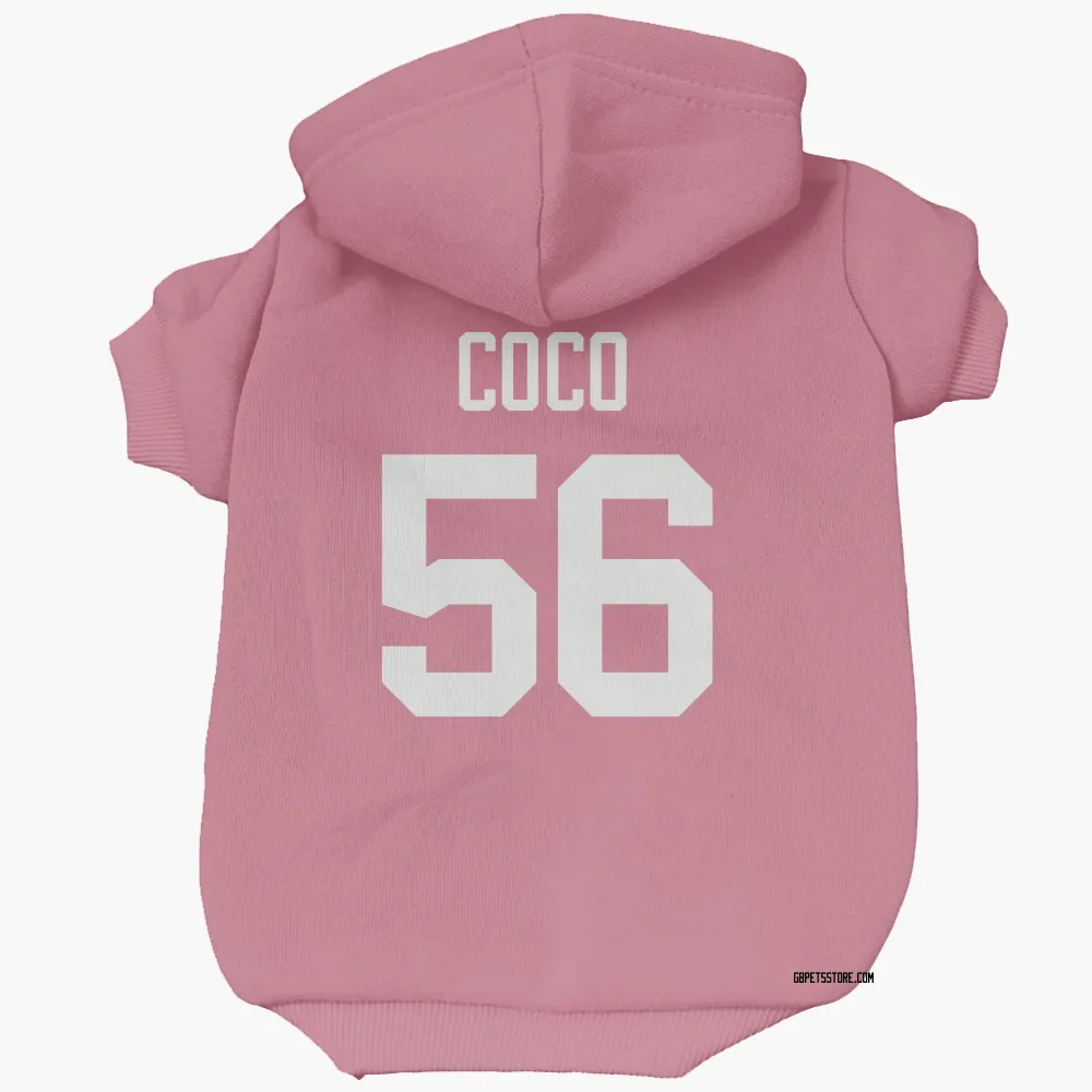 Green Bay Packers Jack Coco Pink Pet Hoodie for Dog & Cat