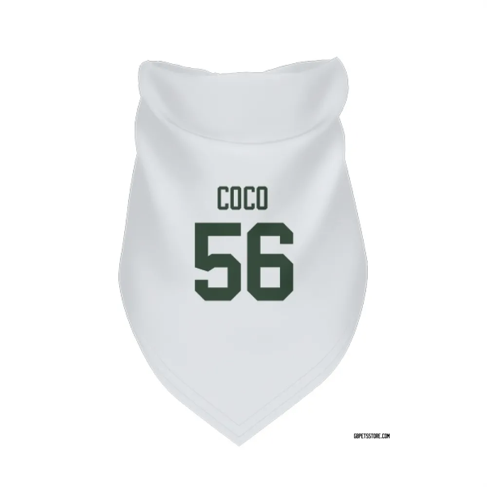 Green Bay Packers Jack Coco White Pet Bandana for Dog & Cat