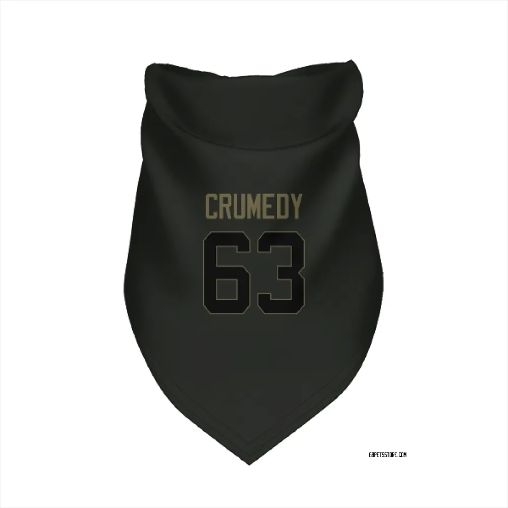 Green Bay Packers Jaden Crumedy Black Service Pet Bandana for Dog & Cat