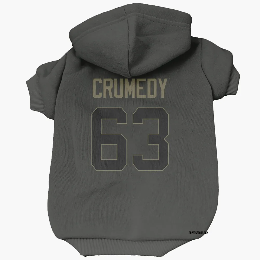Green Bay Packers Jaden Crumedy Black Service Pet Hoodie for Dog & Cat