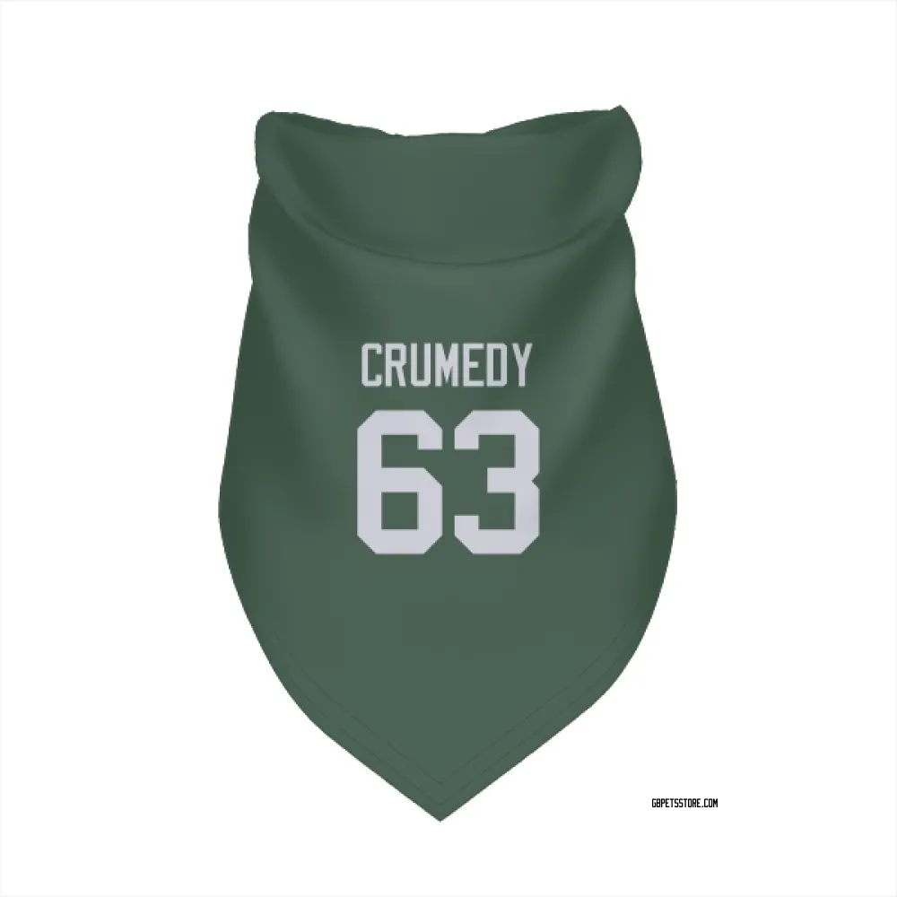 Green Bay Packers Jaden Crumedy Green Pet Bandana for Dog & Cat