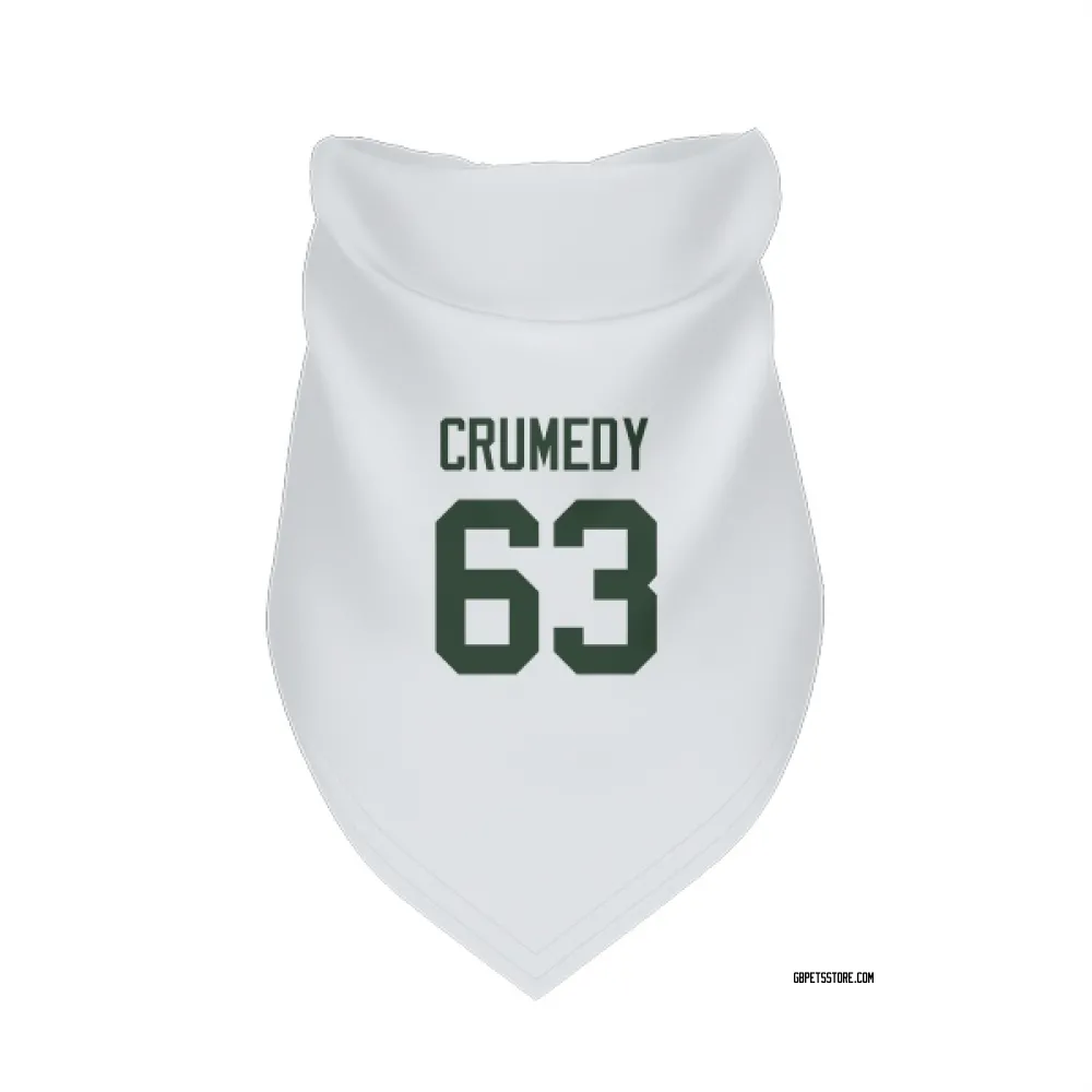 Green Bay Packers Jaden Crumedy White Pet Bandana for Dog & Cat