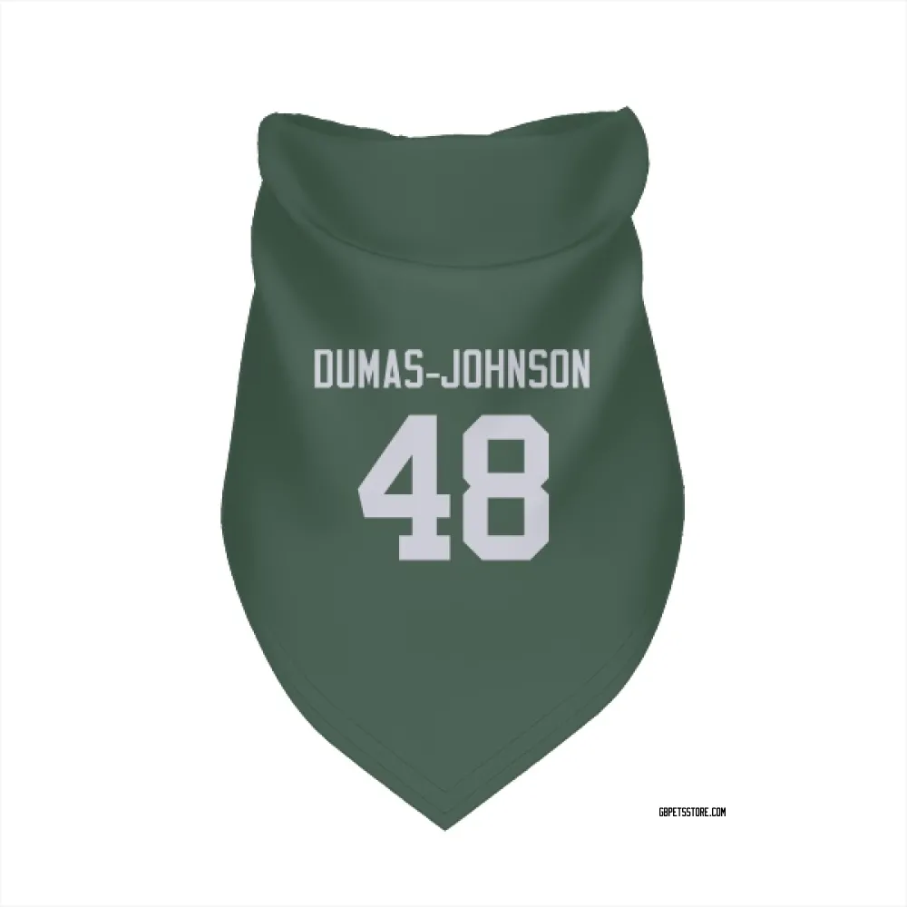 Green Bay Packers Jamon Dumas-Johnson Green Pet Bandana for Dog & Cat