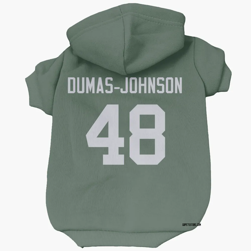 Green Bay Packers Jamon Dumas-Johnson Green Pet Hoodie for Dog & Cat