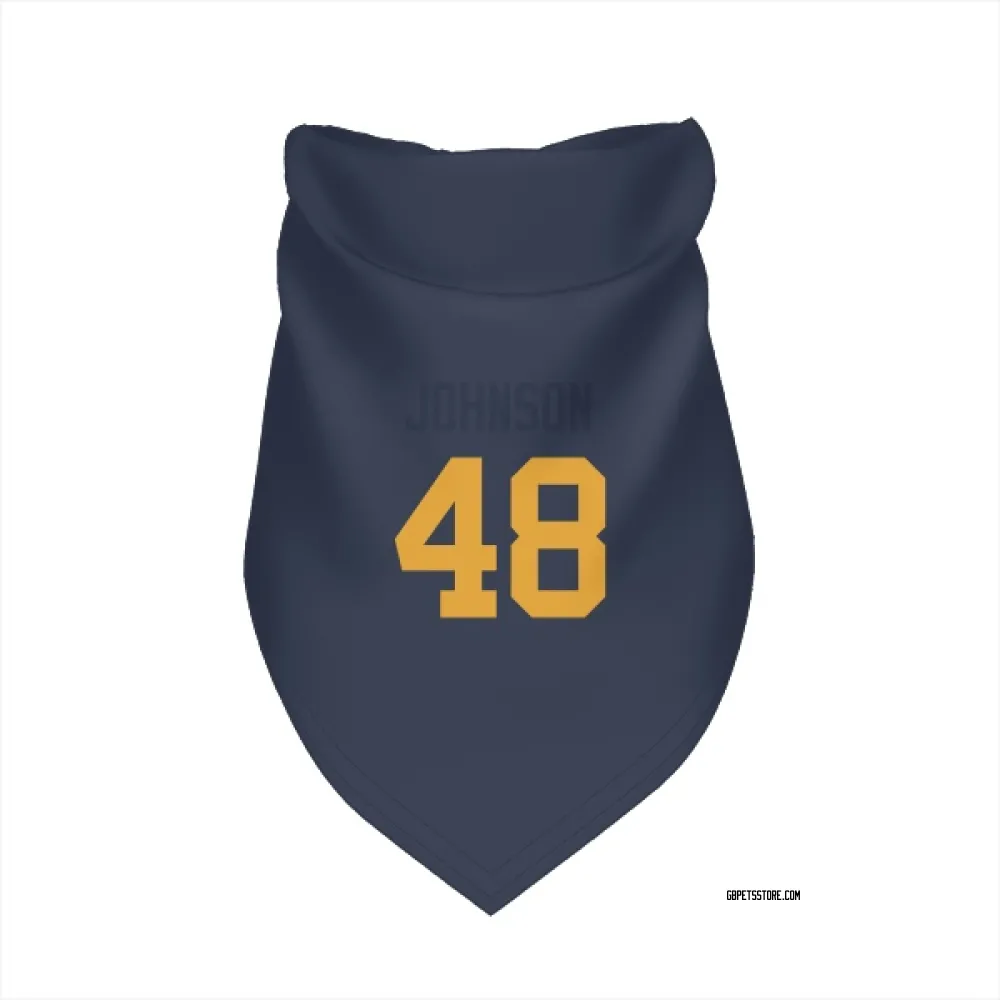 Green Bay Packers Jamon Johnson Navy Pet Bandana for Dog & Cat