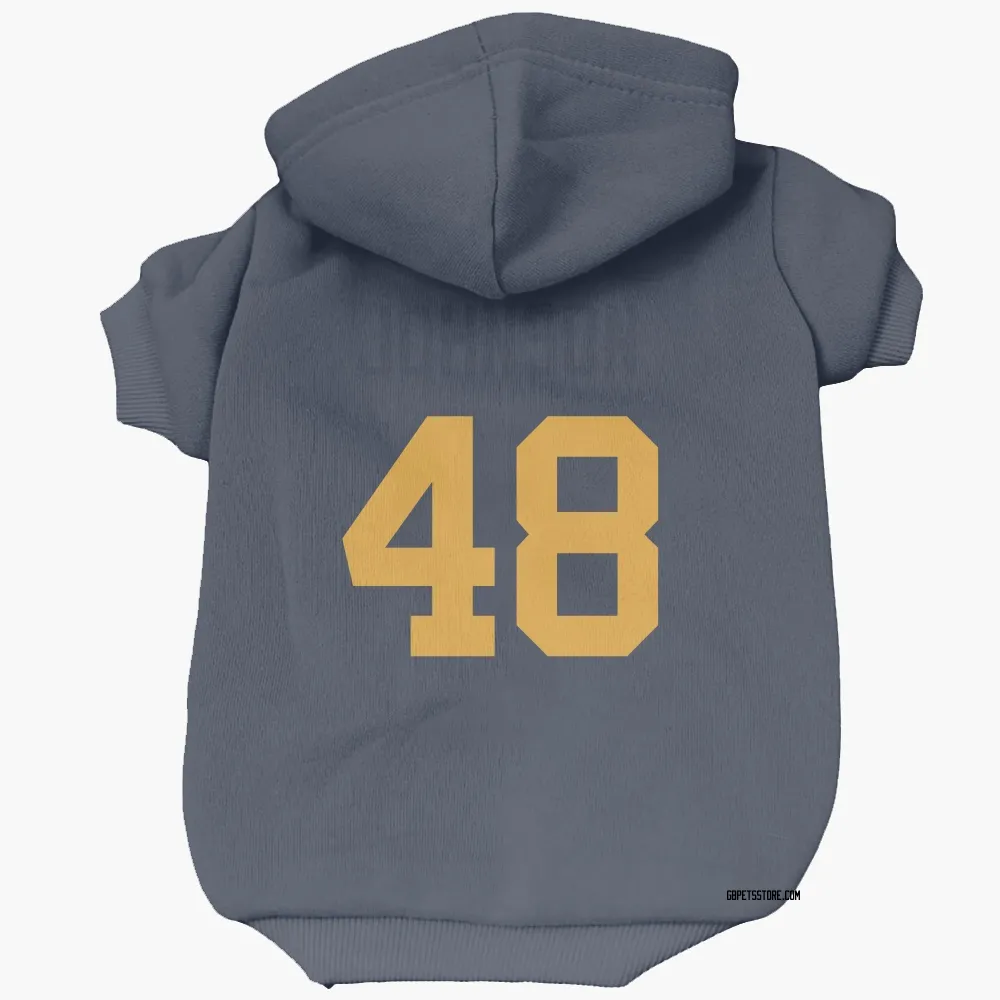 Green Bay Packers Jamon Johnson Navy Pet Hoodie for Dog & Cat