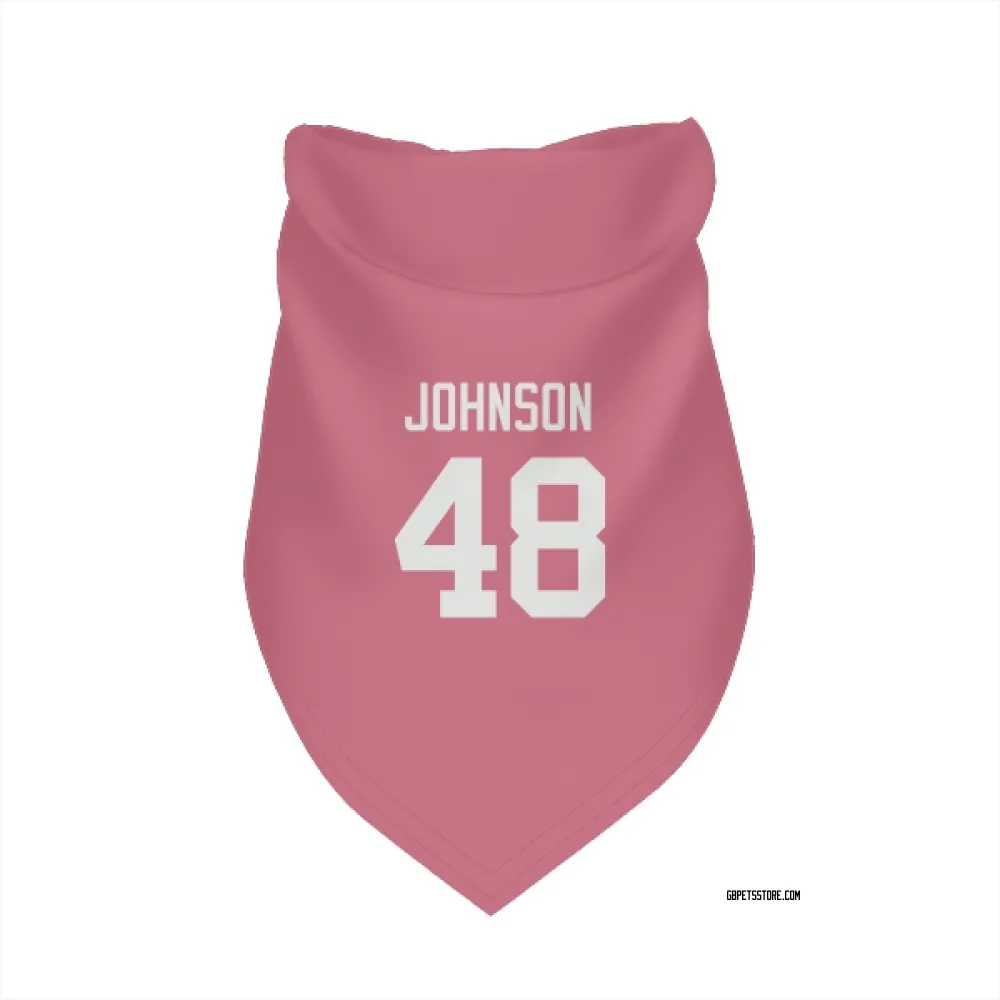 Green Bay Packers Jamon Johnson Pink Pet Bandana for Dog & Cat