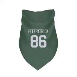 Green Bay Packers John FitzPatrick Green Pet Bandana for Dog & Cat