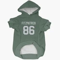 Green Bay Packers John FitzPatrick Green Pet Hoodie for Dog & Cat
