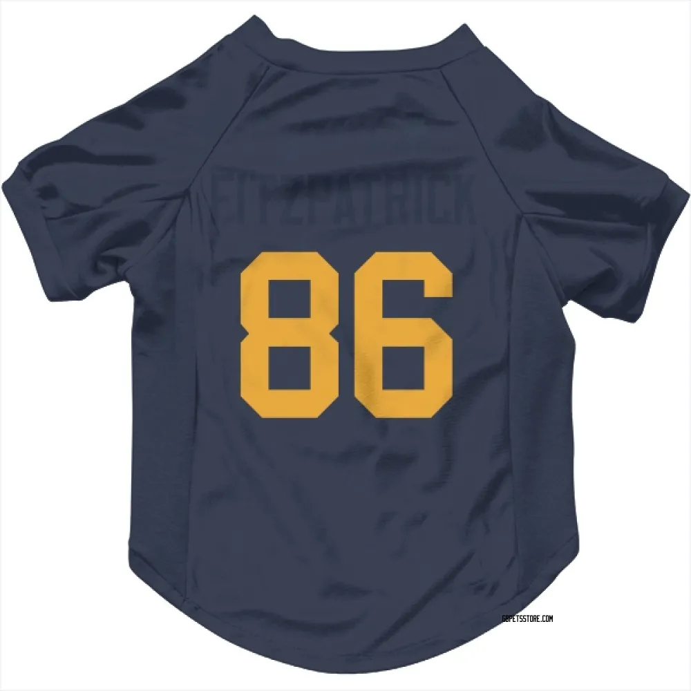 Green Bay Packers John FitzPatrick Navy Pet Jersey for Dog & Cat