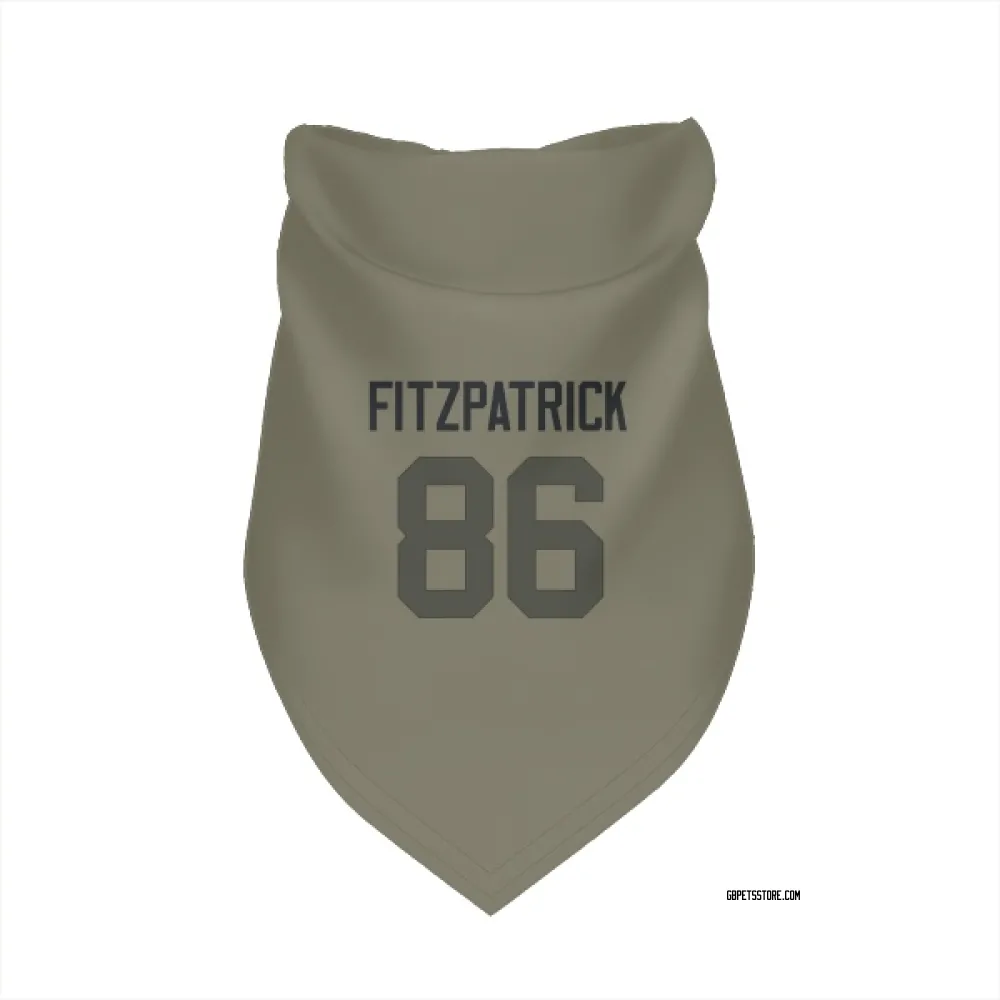Green Bay Packers John FitzPatrick Olive Pet Bandana for Dog & Cat