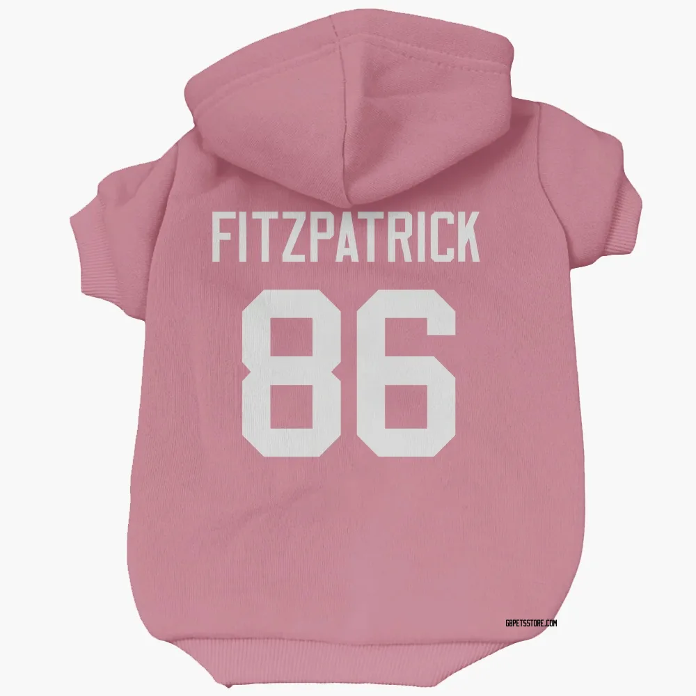 Green Bay Packers John FitzPatrick Pink Pet Hoodie for Dog & Cat