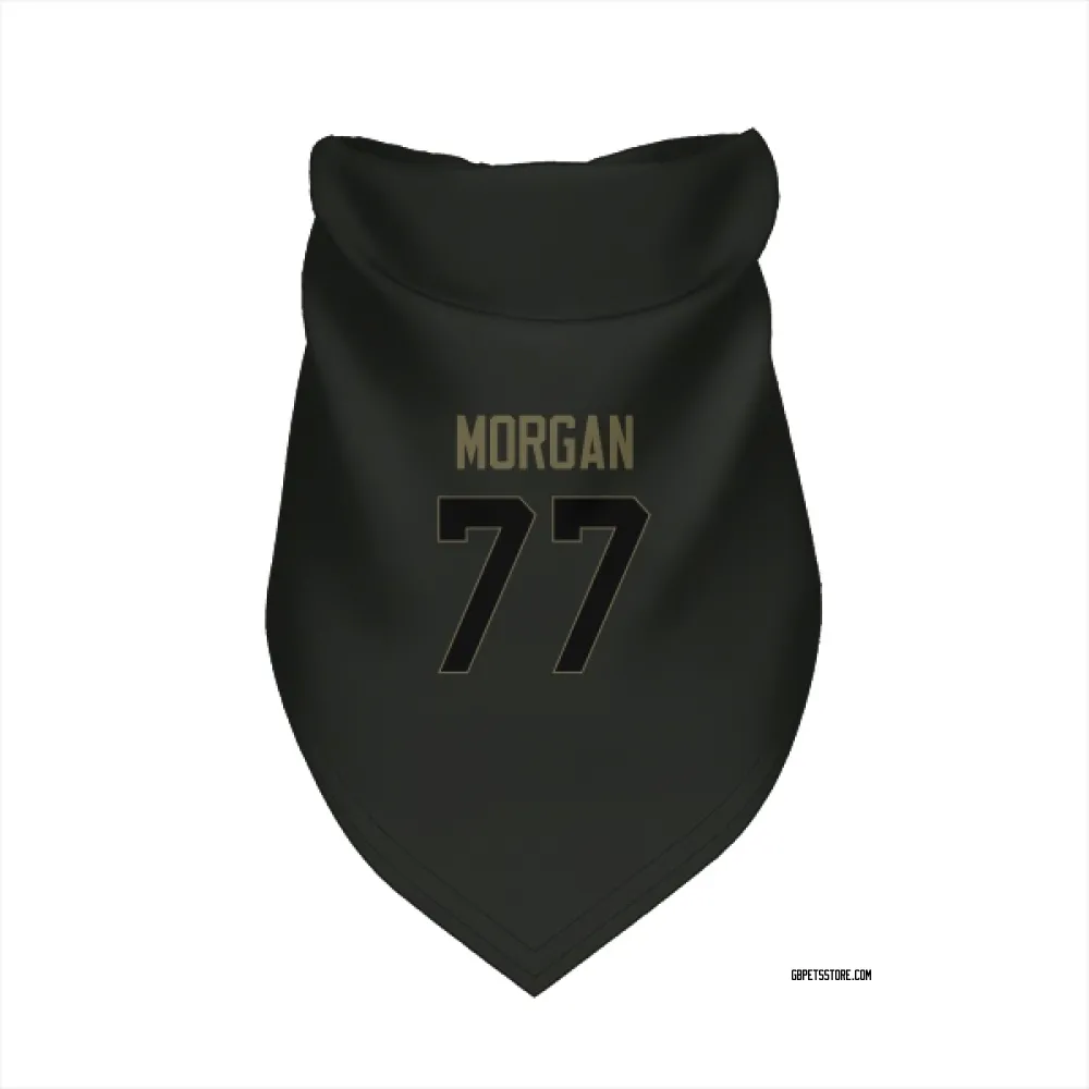 Green Bay Packers Jordan Morgan Black Service Pet Bandana for Dog & Cat