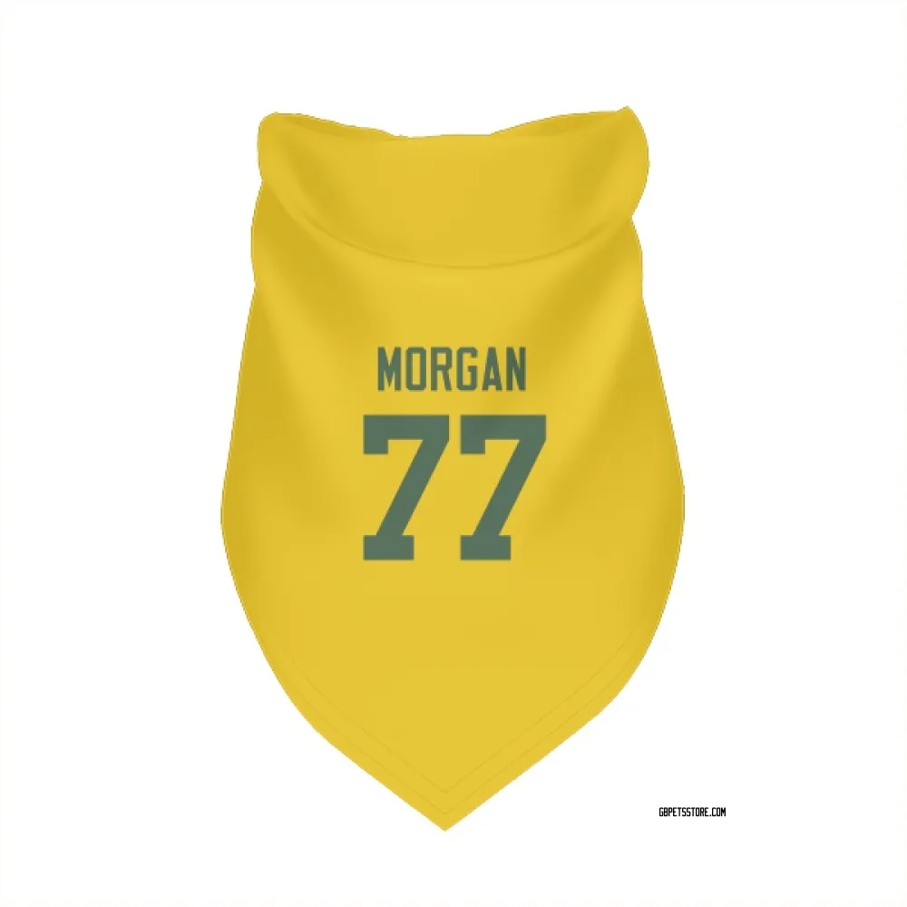 Green Bay Packers Jordan Morgan Gold Pet Bandana for Dog & Cat