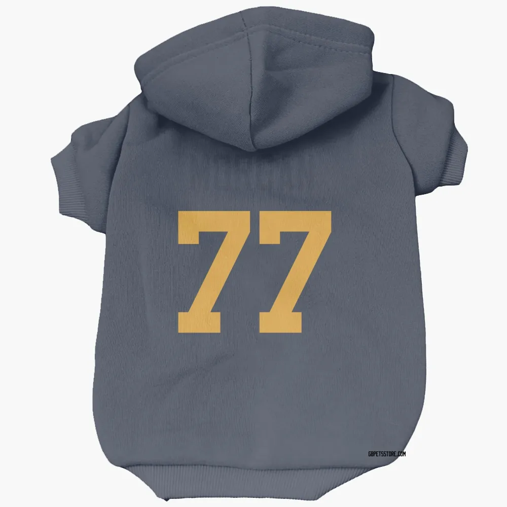 Green Bay Packers Jordan Morgan Navy Pet Hoodie for Dog & Cat