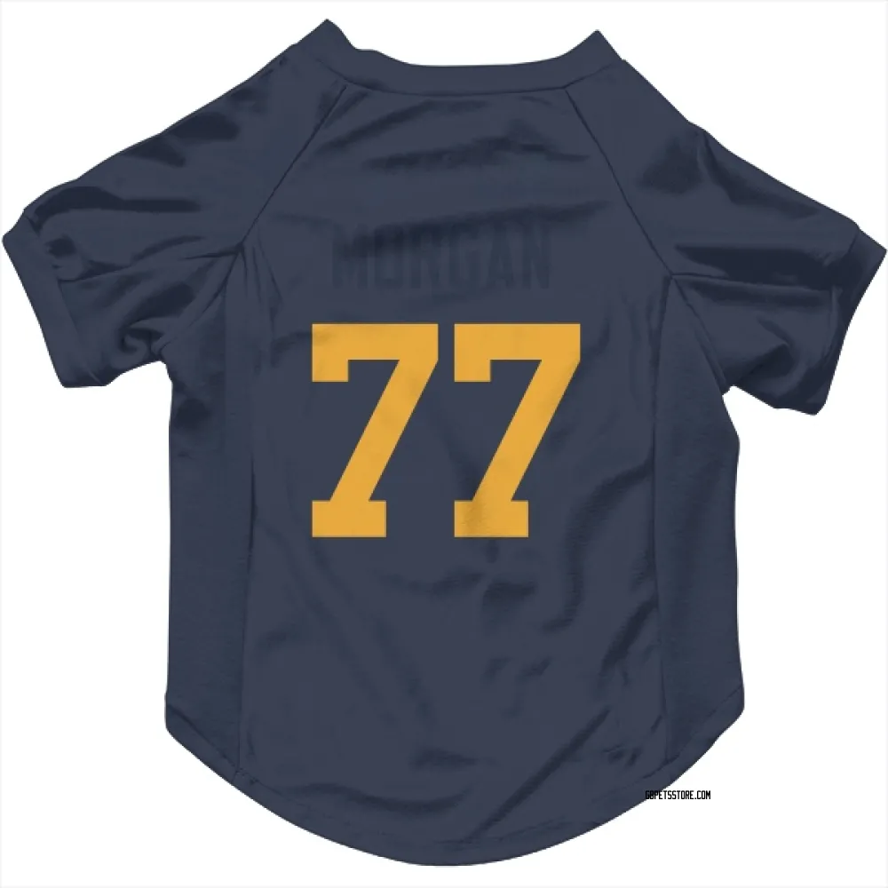 Green Bay Packers Jordan Morgan Navy Pet Jersey for Dog & Cat