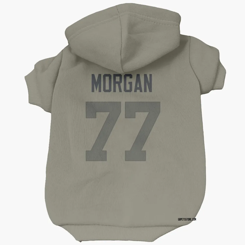 Green Bay Packers Jordan Morgan Olive Pet Hoodie for Dog & Cat