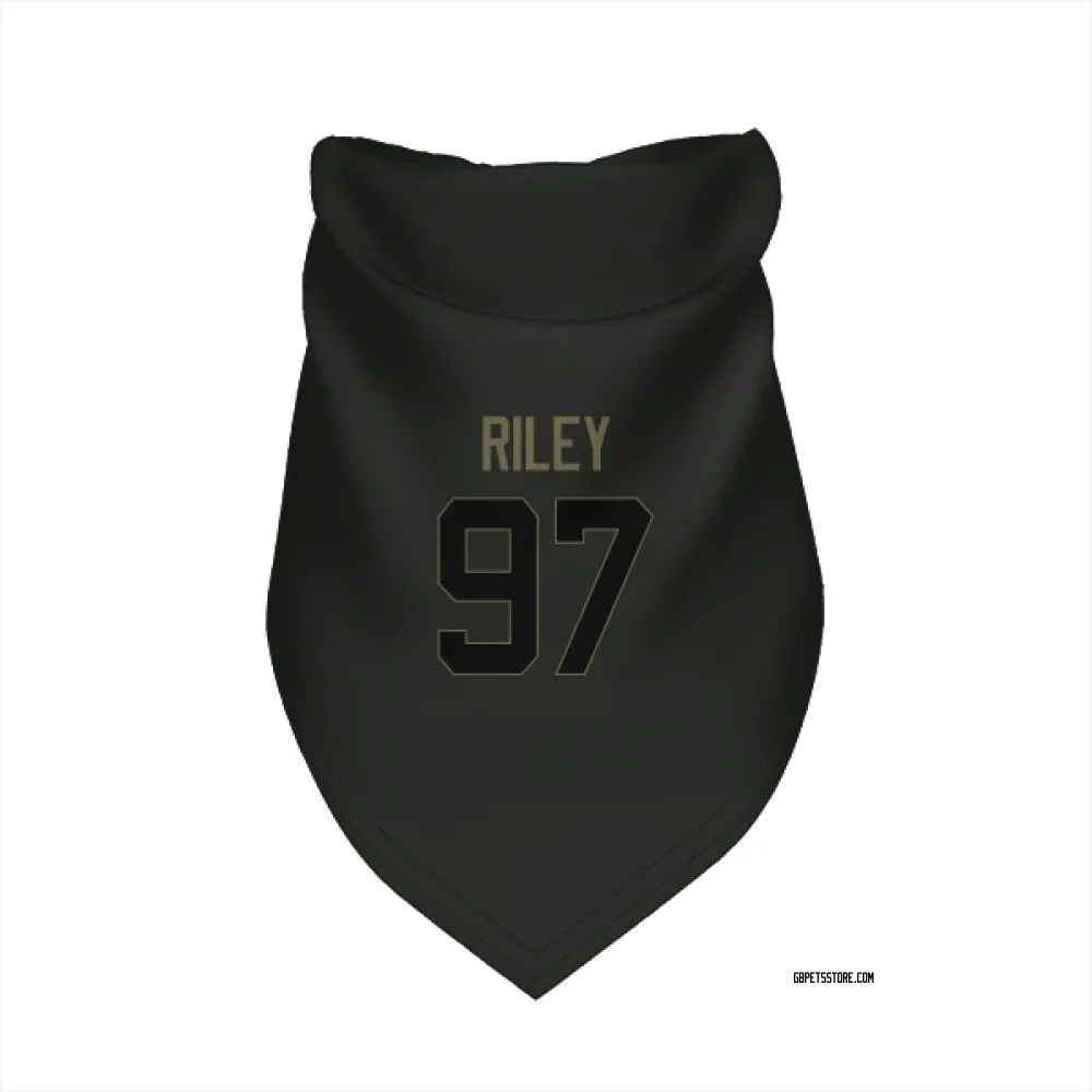 Green Bay Packers Jordon Riley Black Service Pet Bandana for Dog & Cat