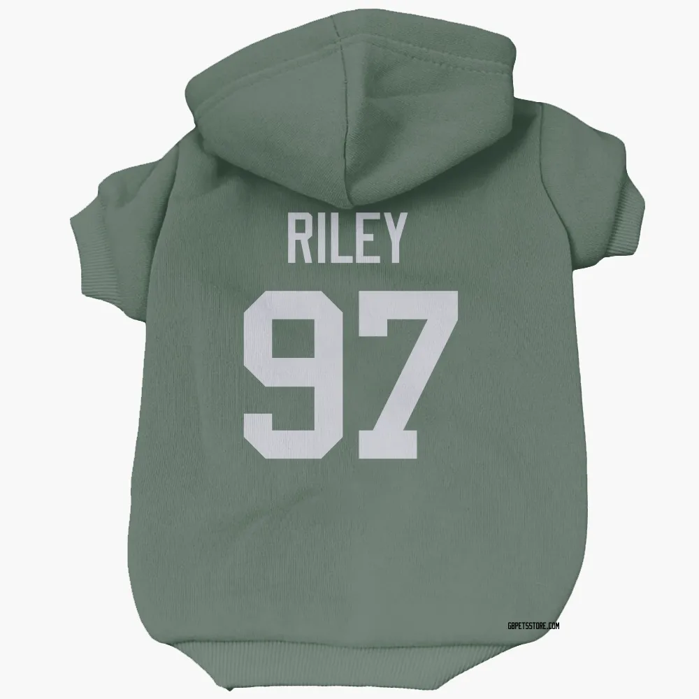 Green Bay Packers Jordon Riley Green Pet Hoodie for Dog & Cat