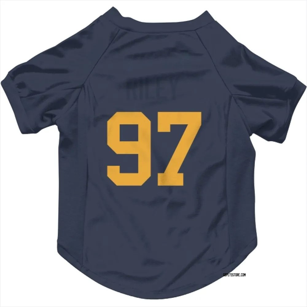 Green Bay Packers Jordon Riley Navy Pet Jersey for Dog & Cat