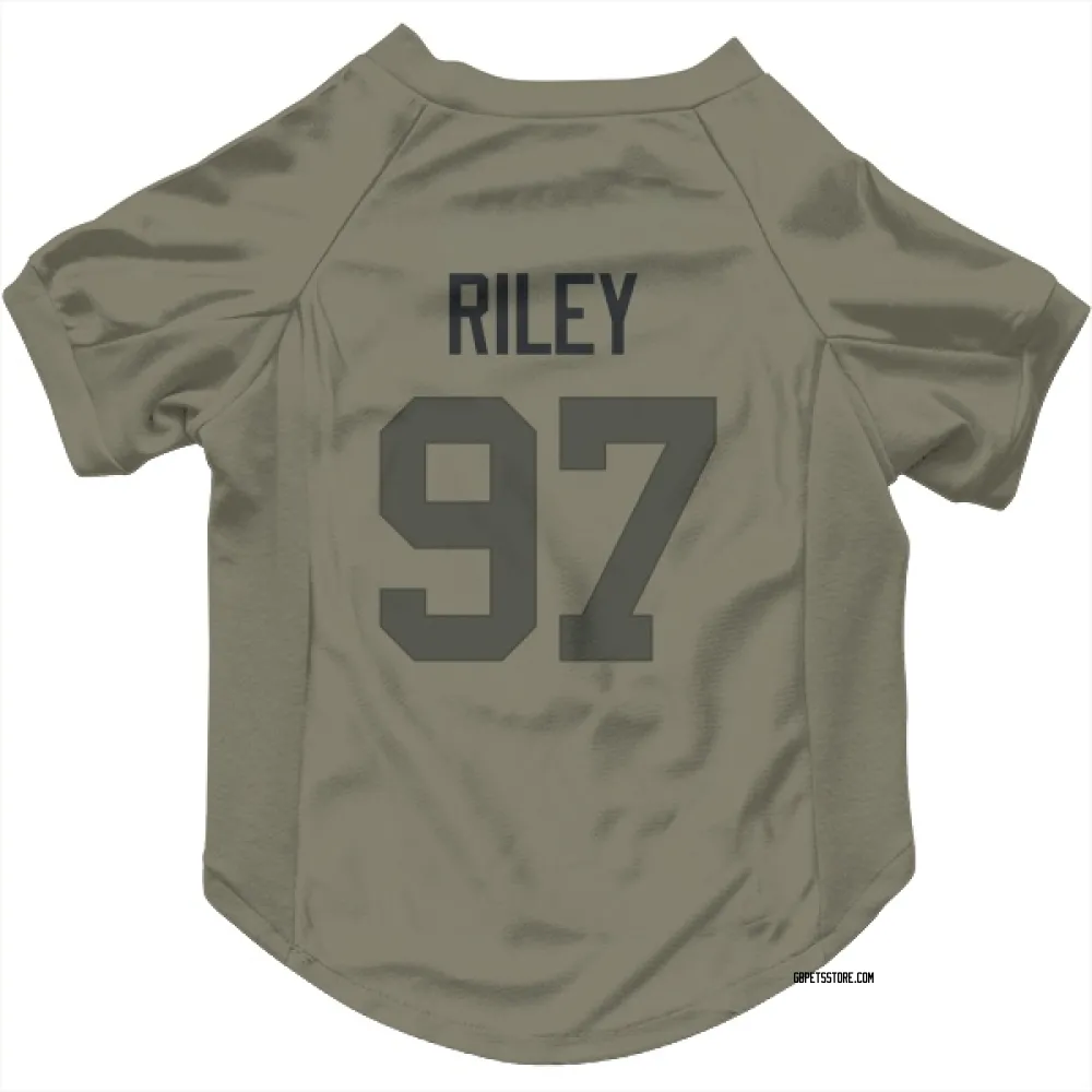 Green Bay Packers Jordon Riley Olive Pet Jersey for Dog & Cat