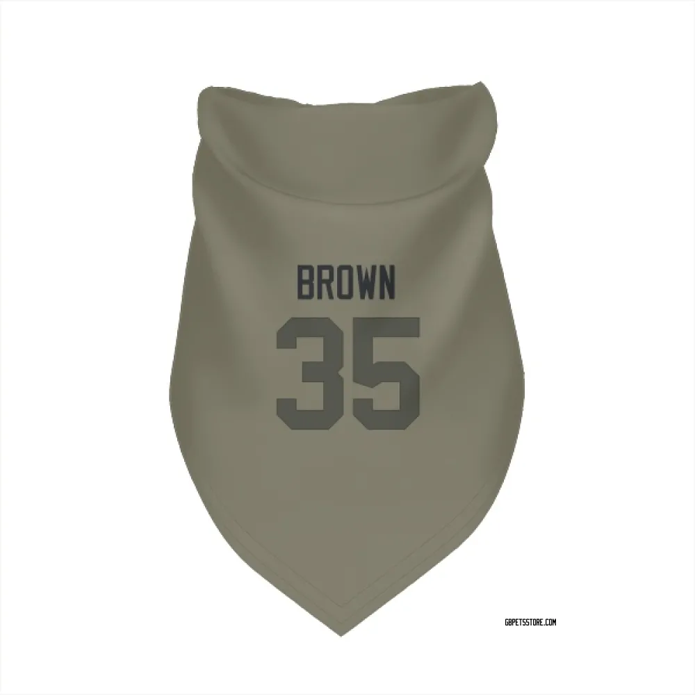 Green Bay Packers Kahzir Brown Olive Pet Bandana for Dog & Cat
