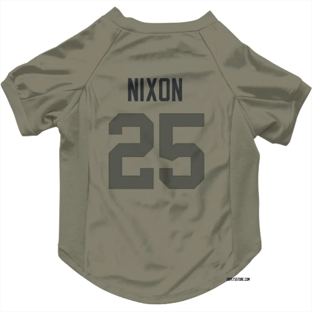 Green Bay Packers Keisean Nixon Olive Pet Jersey for Dog & Cat