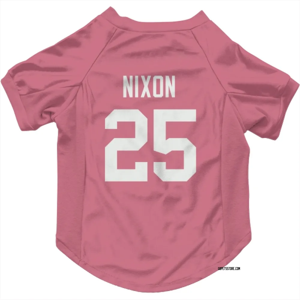 Green Bay Packers Keisean Nixon Pink Pet Jersey for Dog & Cat