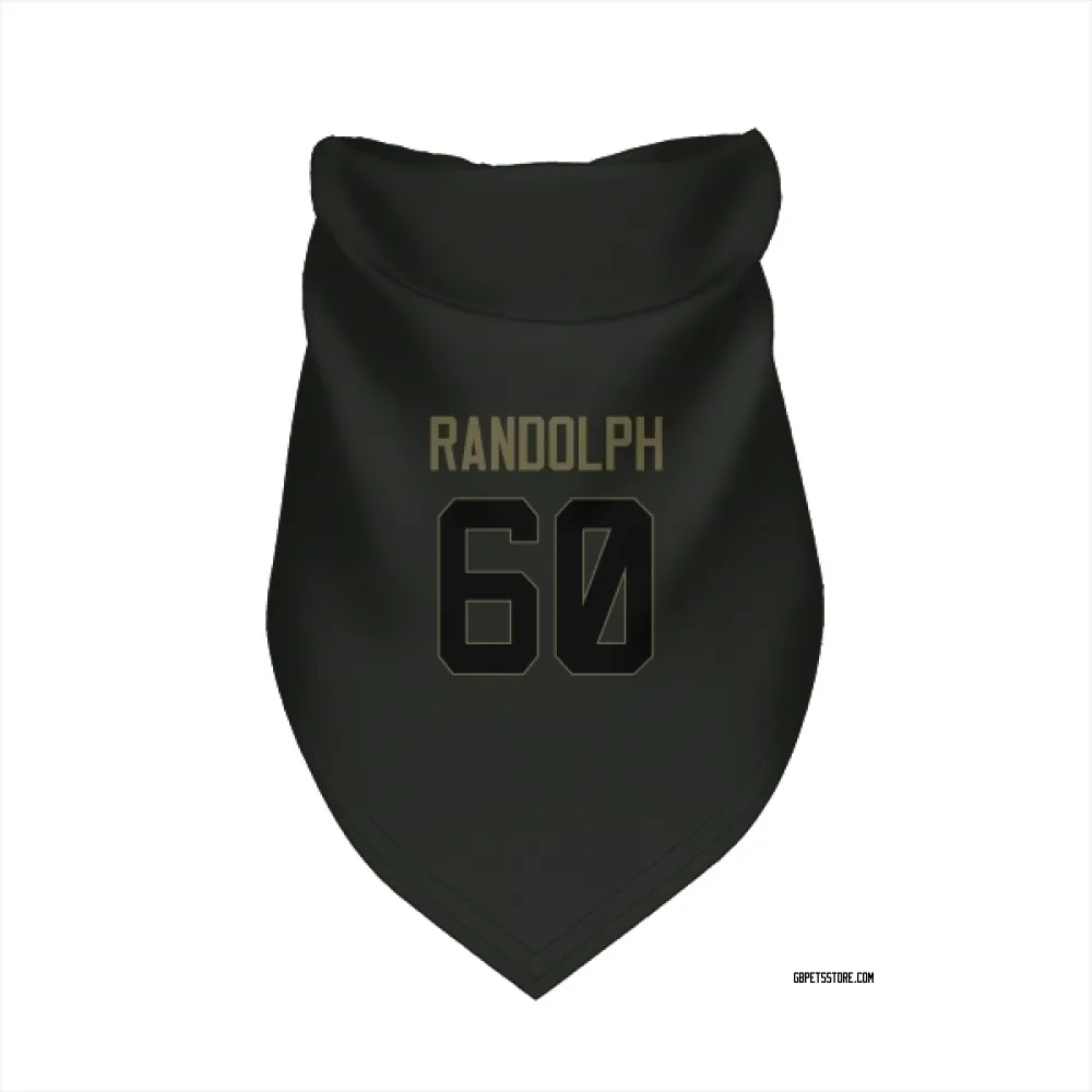 Green Bay Packers Keith Randolph Black Service Pet Bandana for Dog & Cat