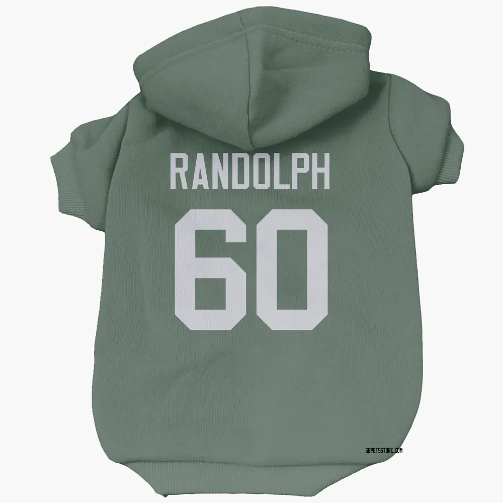 Green Bay Packers Keith Randolph Green Pet Hoodie for Dog & Cat