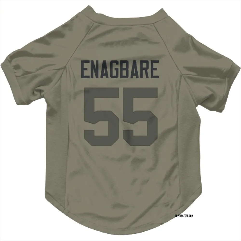 Green Bay Packers Kingsley Enagbare Olive Pet Jersey for Dog & Cat