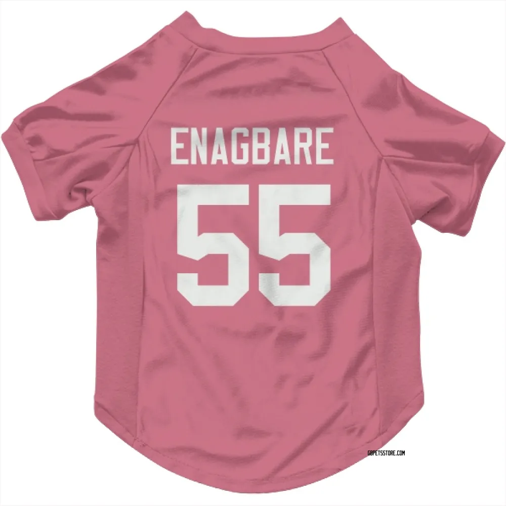 Green Bay Packers Kingsley Enagbare Pink Pet Jersey for Dog & Cat