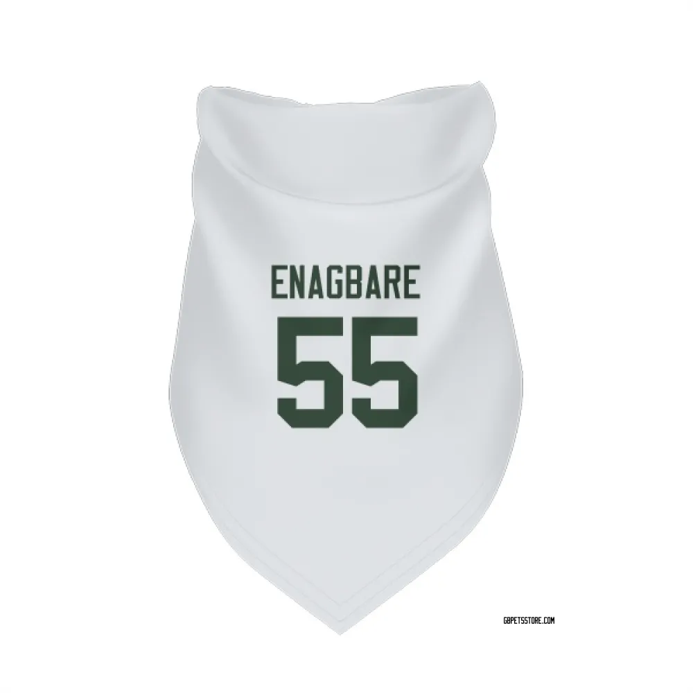 Green Bay Packers Kingsley Enagbare White Pet Bandana for Dog & Cat