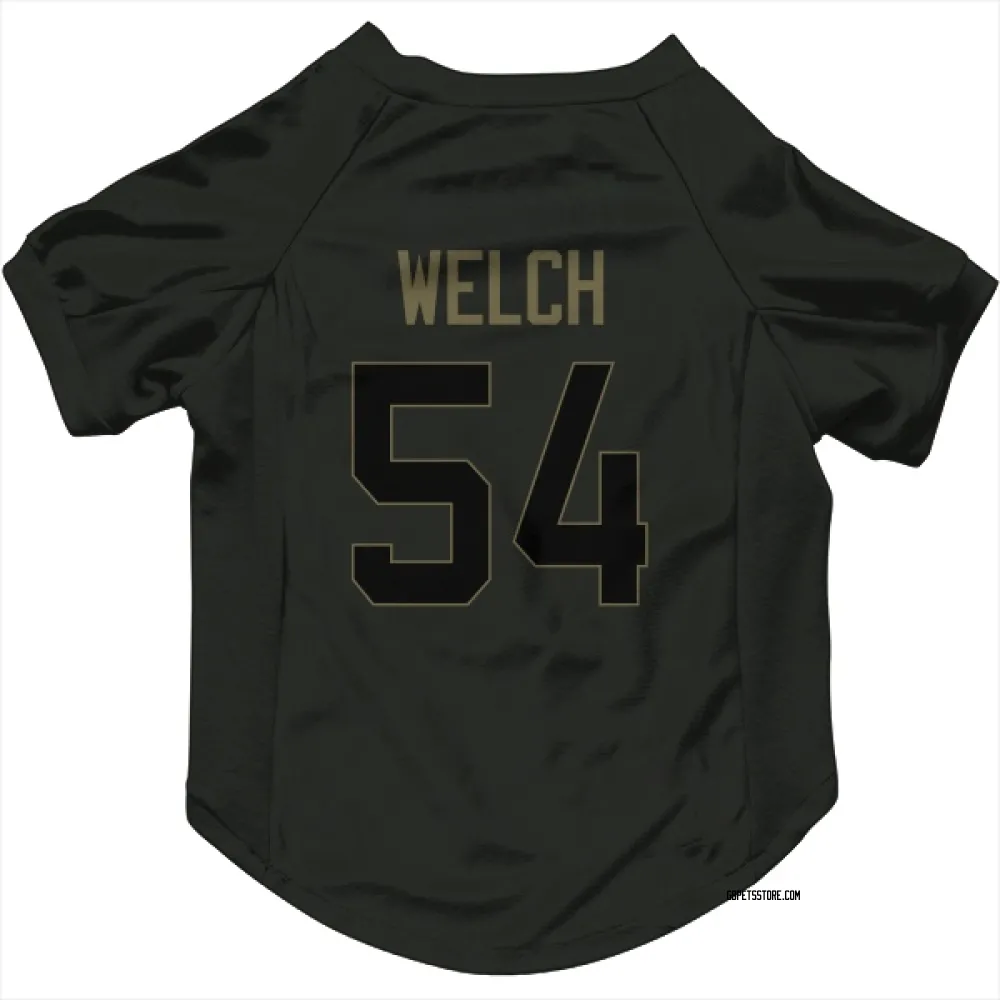 Green Bay Packers Kristian Welch Black Service Pet Jersey for Dog & Cat
